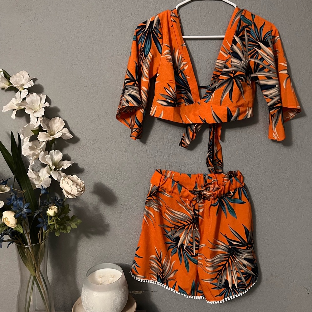 2 Piece Hawaiian Set